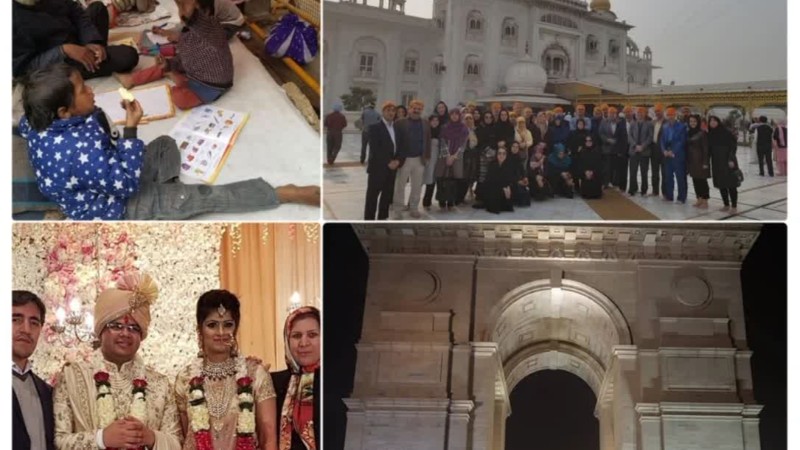 بازدید از مراکز دیدنی دهلی هند